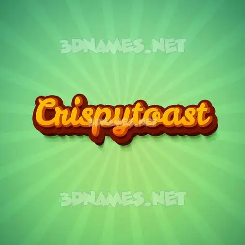 crispytoast in Green Rays style - 3D name wallpaper crispytoast in Green Rays style - 3D name wallpaper