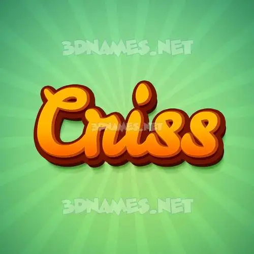 criss in Green Rays style - 3D name wallpaper criss in Green Rays style - 3D name wallpaper