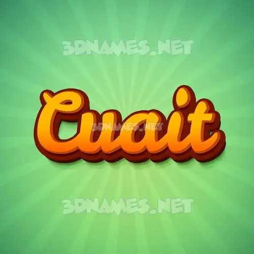 cuait in Green Rays style - 3D name wallpaper cuait in Green Rays style - 3D name wallpaper