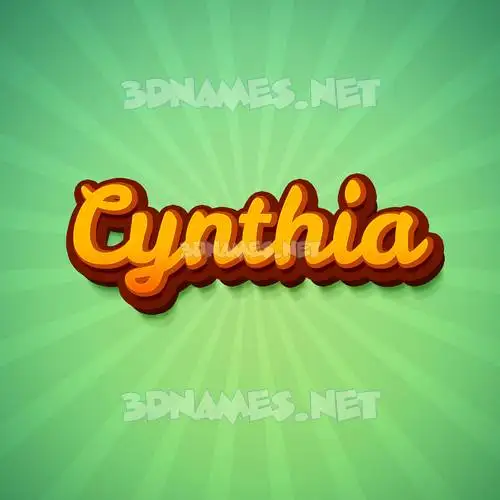 cynthia in Green Rays style - 3D name wallpaper cynthia in Green Rays style - 3D name wallpaper