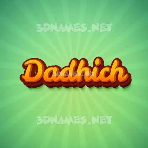 dadhich in Green Rays style - 3D name wallpaper dadhich in Green Rays style - 3D name wallpaper