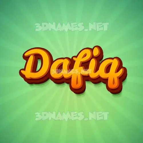 dafiq in Green Rays style - 3D name wallpaper dafiq in Green Rays style - 3D name wallpaper