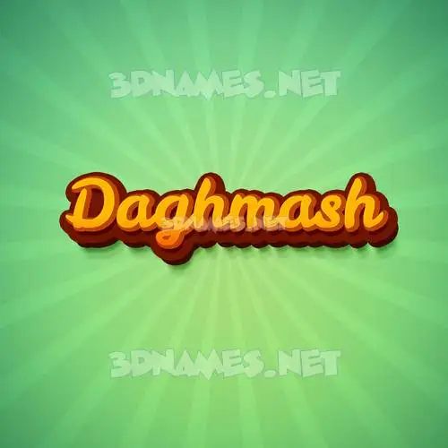 daghmash in Green Rays style - 3D name wallpaper daghmash in Green Rays style - 3D name wallpaper