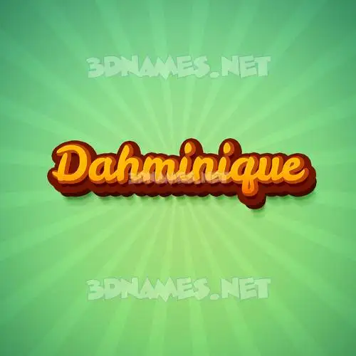 dahminique in Green Rays style - 3D name wallpaper dahminique in Green Rays style - 3D name wallpaper
