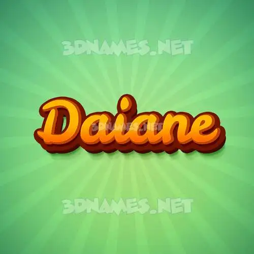 daiane in Green Rays style - 3D name wallpaper daiane in Green Rays style - 3D name wallpaper