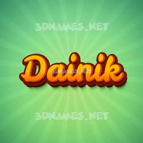 dainik in Green Rays style - 3D name wallpaper dainik in Green Rays style - 3D name wallpaper