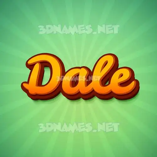 dale in Green Rays style - 3D name wallpaper dale in Green Rays style - 3D name wallpaper