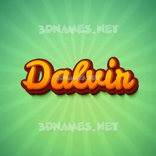 dalvir in Green Rays style - 3D name wallpaper dalvir in Green Rays style - 3D name wallpaper