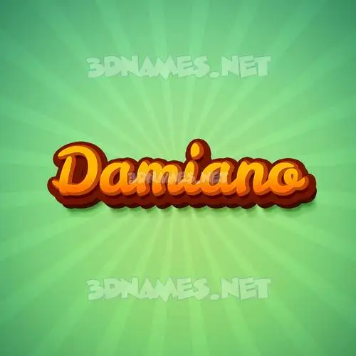 damiano in Green Rays style - 3D name wallpaper damiano in Green Rays style - 3D name wallpaper