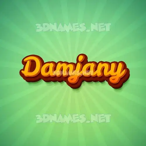damjany in Green Rays style - 3D name wallpaper damjany in Green Rays style - 3D name wallpaper