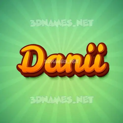 danii in Green Rays style - 3D name wallpaper danii in Green Rays style - 3D name wallpaper