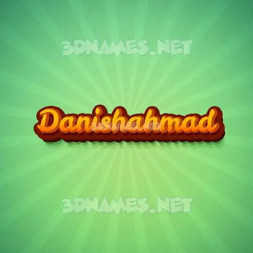 danishahmad in Green Rays style - 3D name wallpaper danishahmad in Green Rays style - 3D name wallpaper