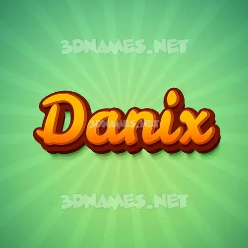 danix in Green Rays style - 3D name wallpaper danix in Green Rays style - 3D name wallpaper