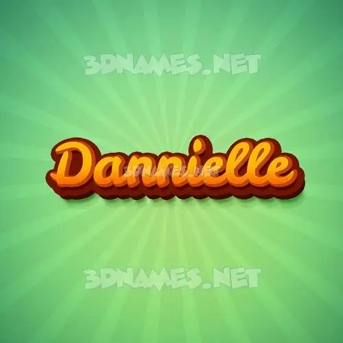 dannielle in Green Rays style - 3D name wallpaper dannielle in Green Rays style - 3D name wallpaper