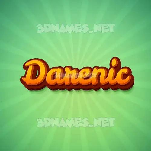 darenic in Green Rays style - 3D name wallpaper darenic in Green Rays style - 3D name wallpaper