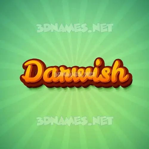 darwish in Green Rays style - 3D name wallpaper darwish in Green Rays style - 3D name wallpaper