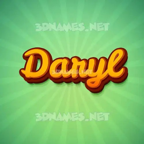 daryl in Green Rays style - 3D name wallpaper daryl in Green Rays style - 3D name wallpaper