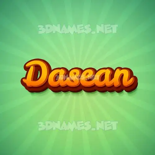 dasean in Green Rays style - 3D name wallpaper dasean in Green Rays style - 3D name wallpaper