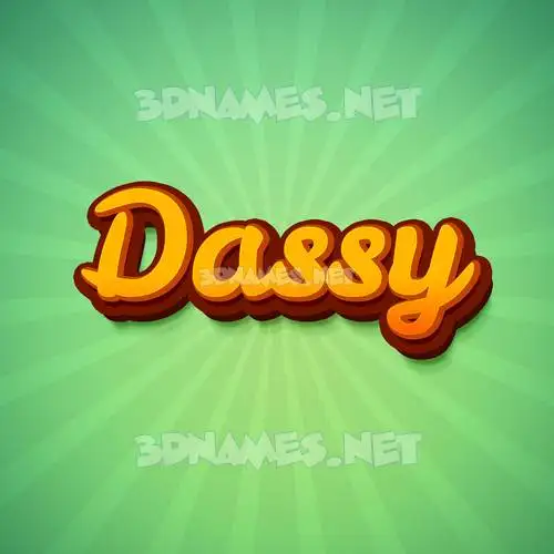 dassy in Green Rays style - 3D name wallpaper dassy in Green Rays style - 3D name wallpaper