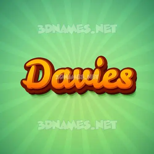 davies in Green Rays style - 3D name wallpaper davies in Green Rays style - 3D name wallpaper