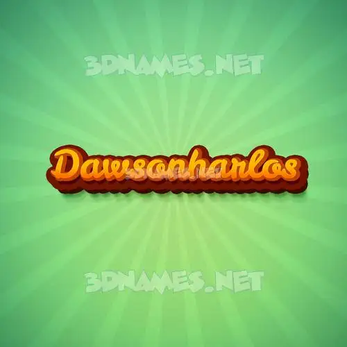 dawsonharlos in Green Rays style - 3D name wallpaper dawsonharlos in Green Rays style - 3D name wallpaper