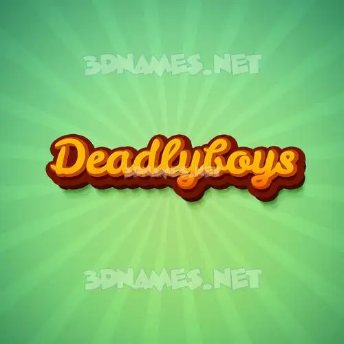 deadlyboys in Green Rays style - 3D name wallpaper deadlyboys in Green Rays style - 3D name wallpaper