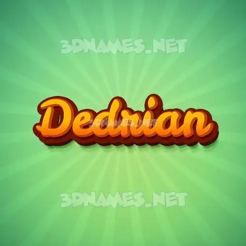 dedrian in Green Rays style - 3D name wallpaper dedrian in Green Rays style - 3D name wallpaper