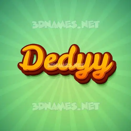 dedyy in Green Rays style - 3D name wallpaper dedyy in Green Rays style - 3D name wallpaper