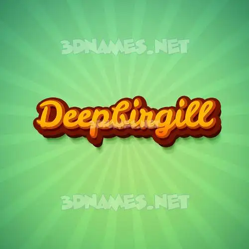 deepbirgill in Green Rays style - 3D name wallpaper deepbirgill in Green Rays style - 3D name wallpaper