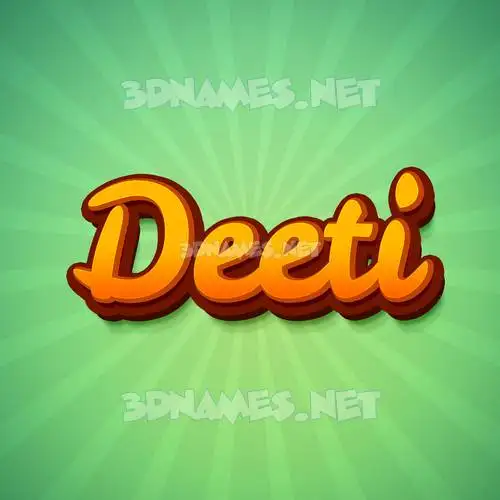 deeti in Green Rays style - 3D name wallpaper deeti in Green Rays style - 3D name wallpaper