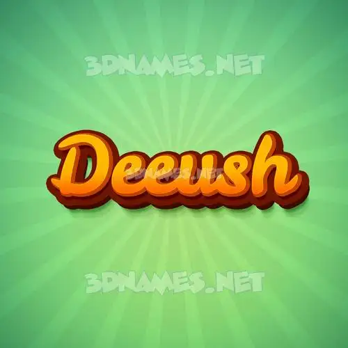 deeush in Green Rays style - 3D name wallpaper deeush in Green Rays style - 3D name wallpaper