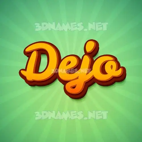 dejo in Green Rays style - 3D name wallpaper dejo in Green Rays style - 3D name wallpaper