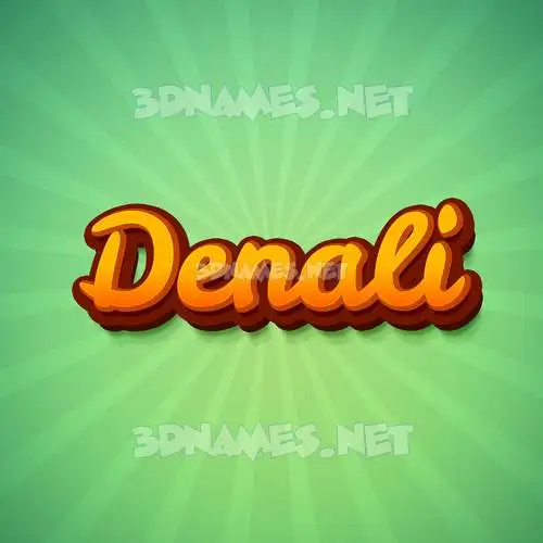 denali in Green Rays style - 3D name wallpaper denali in Green Rays style - 3D name wallpaper