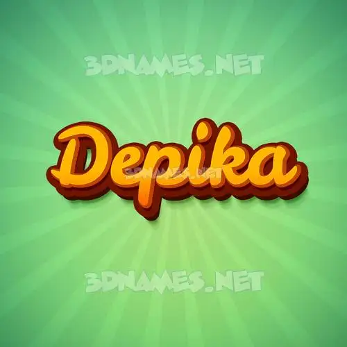 depika in Green Rays style - 3D name wallpaper depika in Green Rays style - 3D name wallpaper