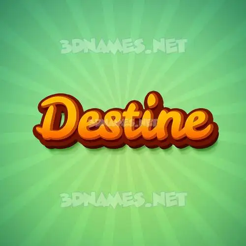 destine in Green Rays style - 3D name wallpaper destine in Green Rays style - 3D name wallpaper
