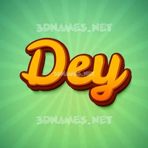dey in Green Rays style - 3D name wallpaper dey in Green Rays style - 3D name wallpaper