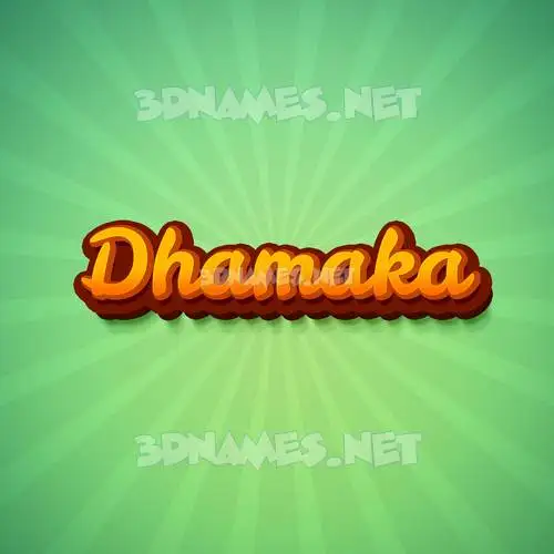 dhamaka in Green Rays style - 3D name wallpaper dhamaka in Green Rays style - 3D name wallpaper