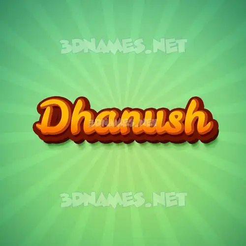 dhanush in Green Rays style - 3D name wallpaper dhanush in Green Rays style - 3D name wallpaper