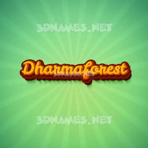 dharmaforest in Green Rays style - 3D name wallpaper dharmaforest in Green Rays style - 3D name wallpaper