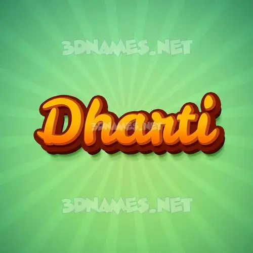 dharti in Green Rays style - 3D name wallpaper dharti in Green Rays style - 3D name wallpaper