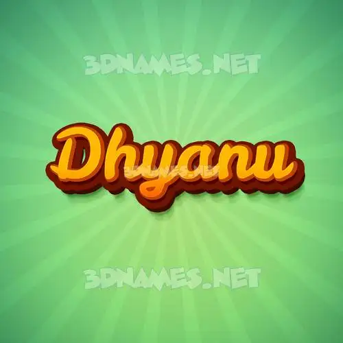 dhyanu in Green Rays style - 3D name wallpaper dhyanu in Green Rays style - 3D name wallpaper