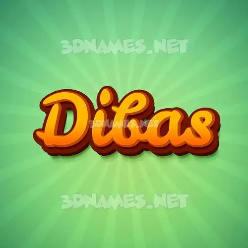 dibas in Green Rays style - 3D name wallpaper dibas in Green Rays style - 3D name wallpaper