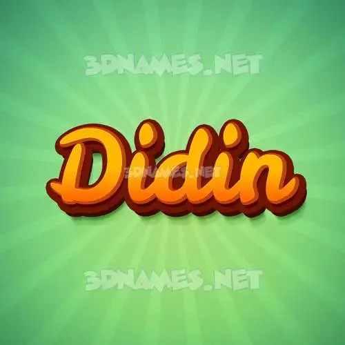 didin in Green Rays style - 3D name wallpaper didin in Green Rays style - 3D name wallpaper