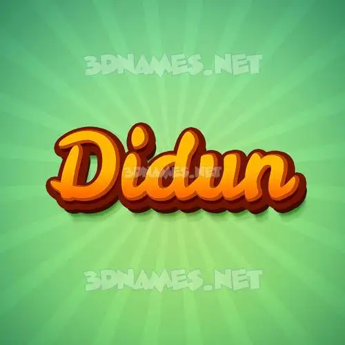 didun in Green Rays style - 3D name wallpaper didun in Green Rays style - 3D name wallpaper