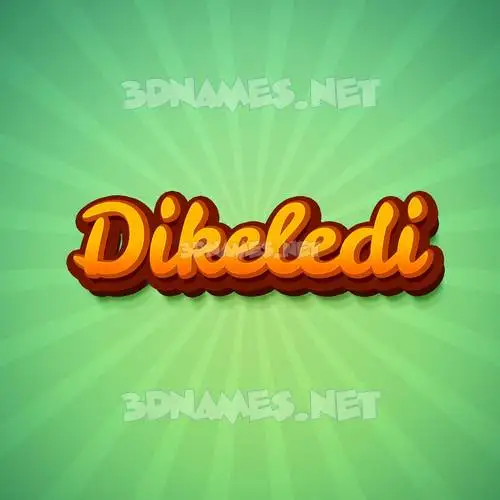 dikeledi in Green Rays style - 3D name wallpaper dikeledi in Green Rays style - 3D name wallpaper