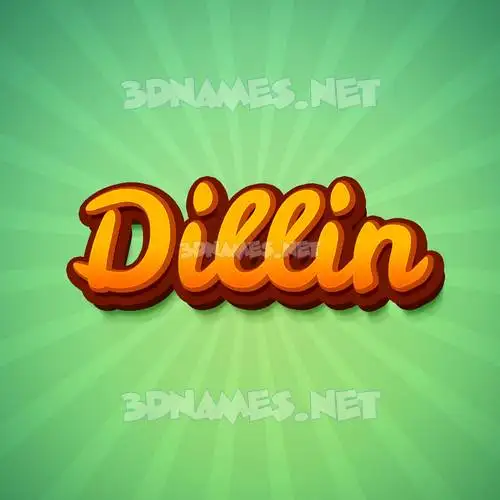dillin in Green Rays style - 3D name wallpaper dillin in Green Rays style - 3D name wallpaper