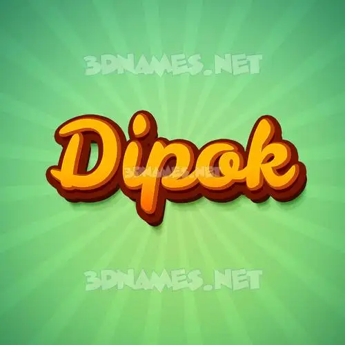 dipok in Green Rays style - 3D name wallpaper dipok in Green Rays style - 3D name wallpaper