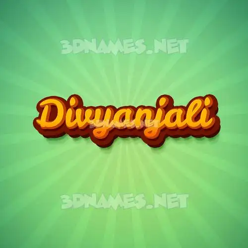 divyanjali in Green Rays style - 3D name wallpaper divyanjali in Green Rays style - 3D name wallpaper