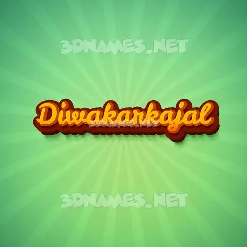 diwakarkajal in Green Rays style - 3D name wallpaper diwakarkajal in Green Rays style - 3D name wallpaper