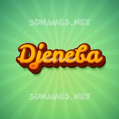 djeneba in Green Rays style - 3D name wallpaper djeneba in Green Rays style - 3D name wallpaper
